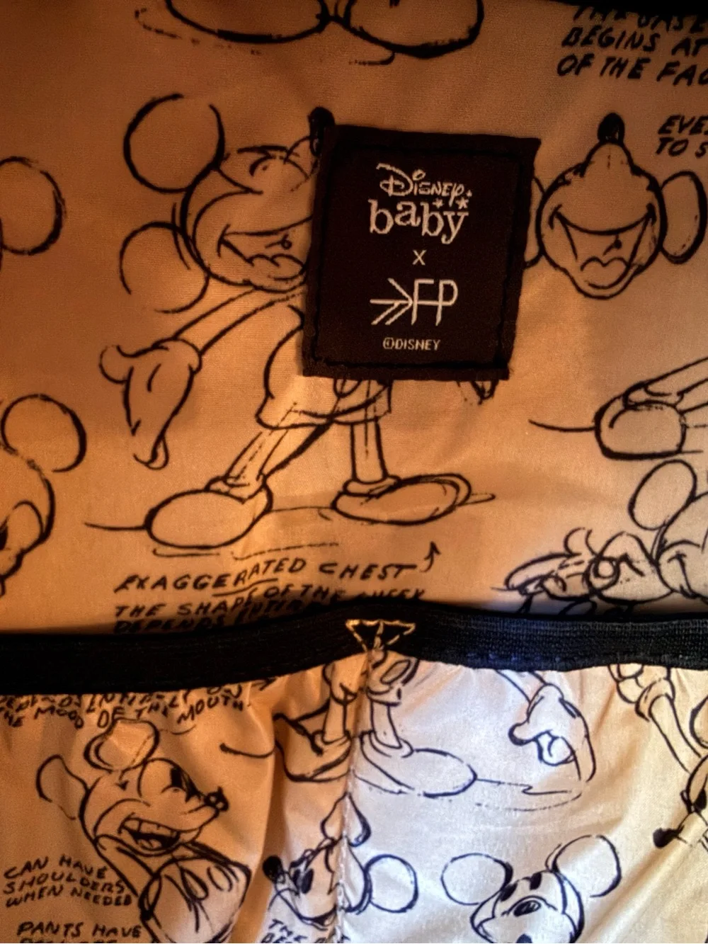 NWT Freshly Picked x Disney Black Mini Backpack/Diaper Bag